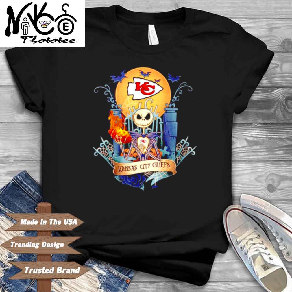 Jack Skellington Kansas City Chiefs Halloween Shirt