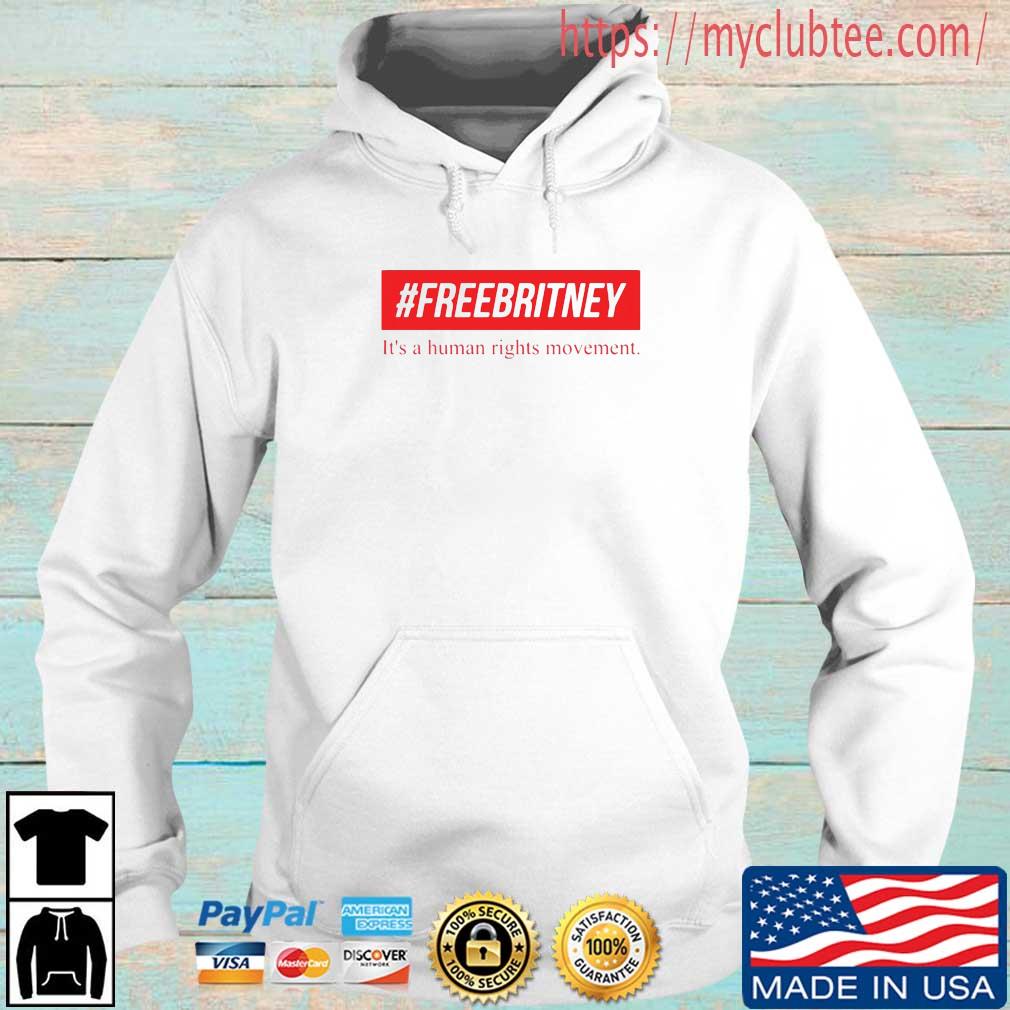 #Freebritney it's a human rights movement Hoodie trang