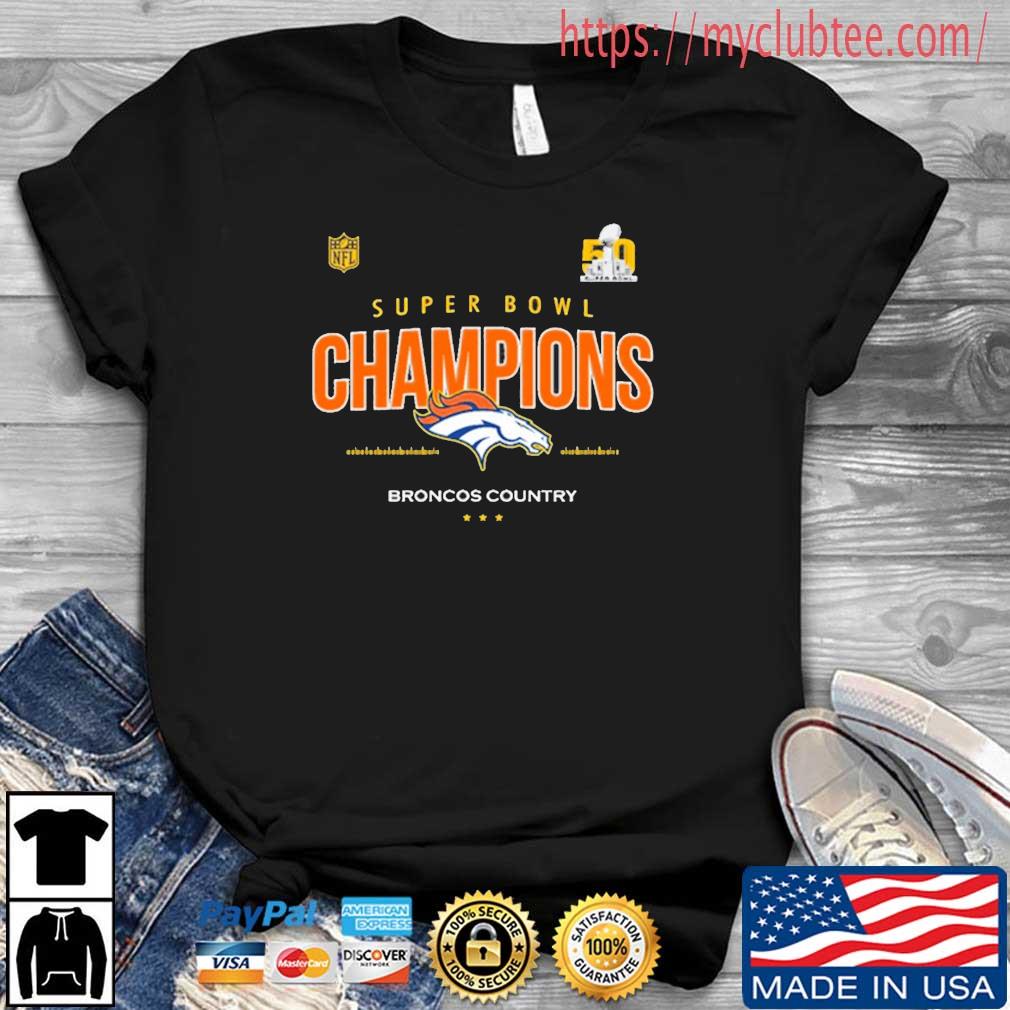 denver broncos super bowl champions shirt