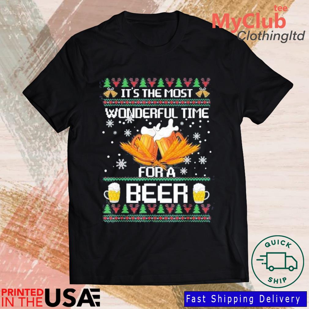 it's the most wonderful time for a beer sweater