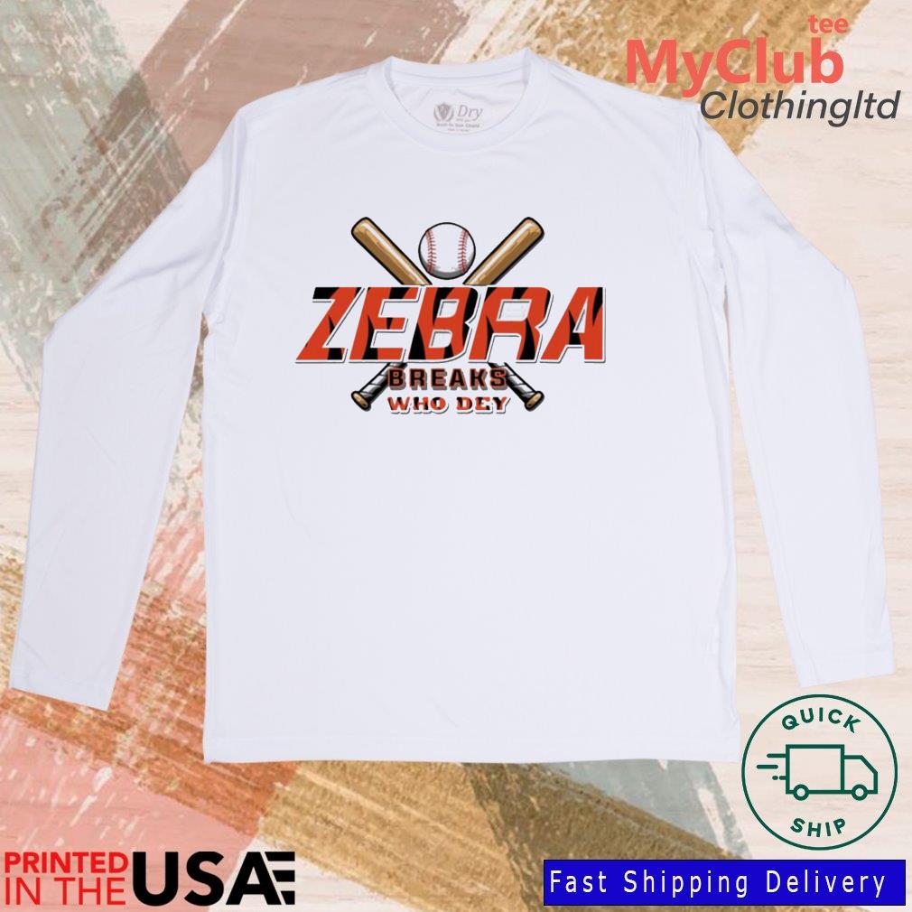 Zebra Breaks Bengals Edition Shirt 244646687_194594102790085_1199470048251885811_n